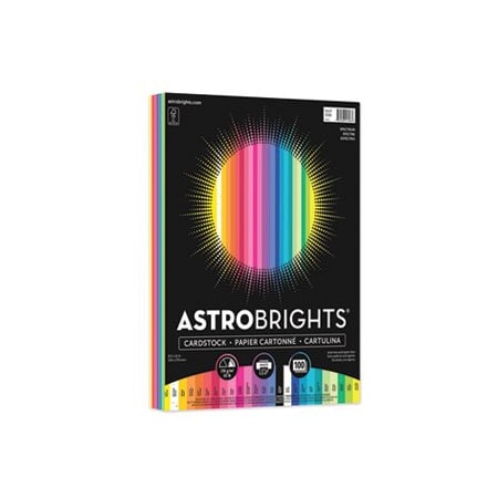 Neenah Paper Color Cardstock, 65 Lb, 8.5 X 11, Assorted Colors, 100PK 91398